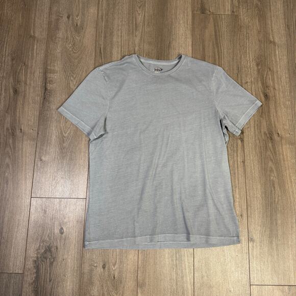 J.Crew Broken-In T-Shirt Mens L Gray Short Sleeve Crew Neck Classic Cotton BW039 - Picture 2 of 6